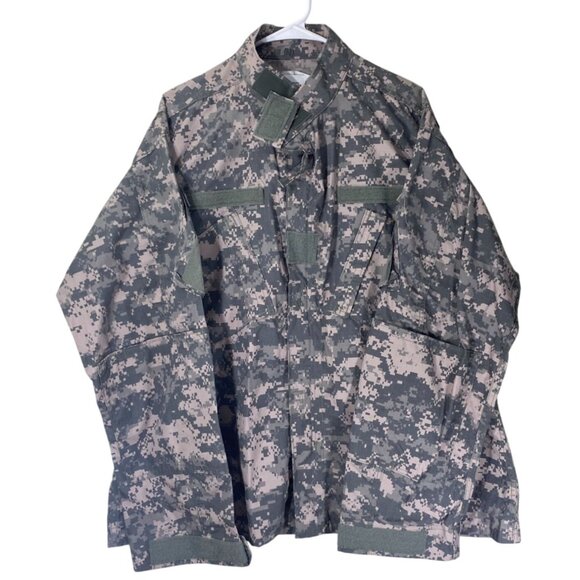NWT Defender M US Military Combat Uniform Coat Jacket Size XL Green Camouflage - Picture 1 of 7
